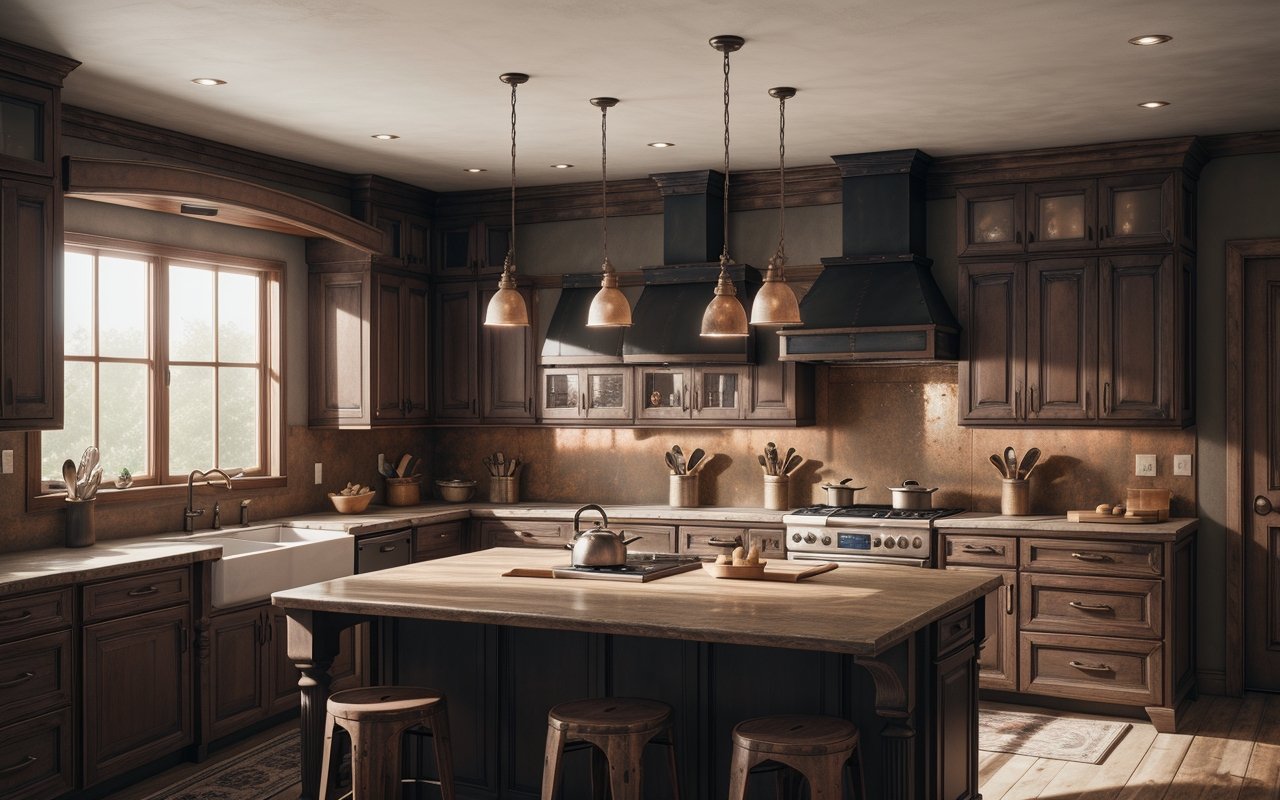 Благородное старение: как патина и потертости создают душу и стиль современной кухни